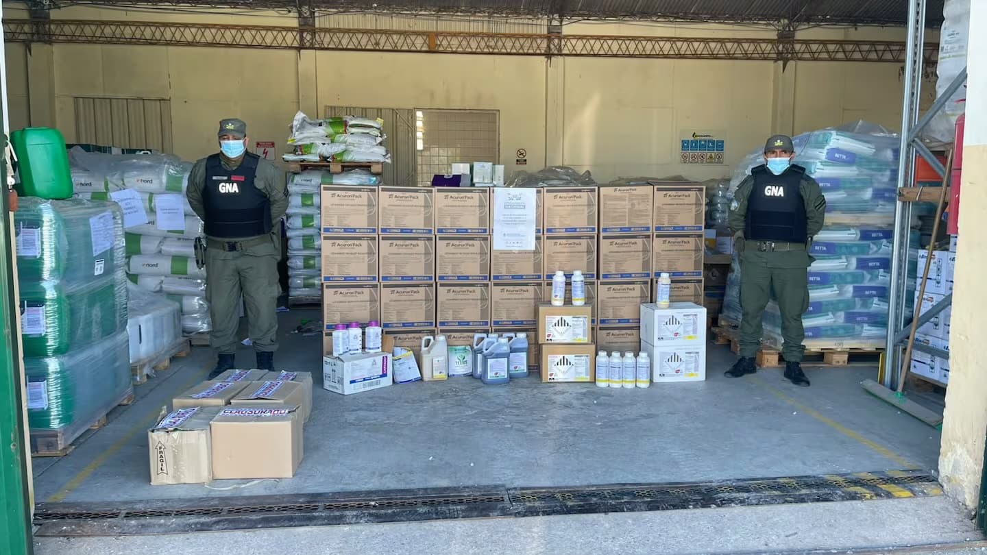 Siete allanamientos y una estructura desarticulada por la venta ilegal de agroquímicos