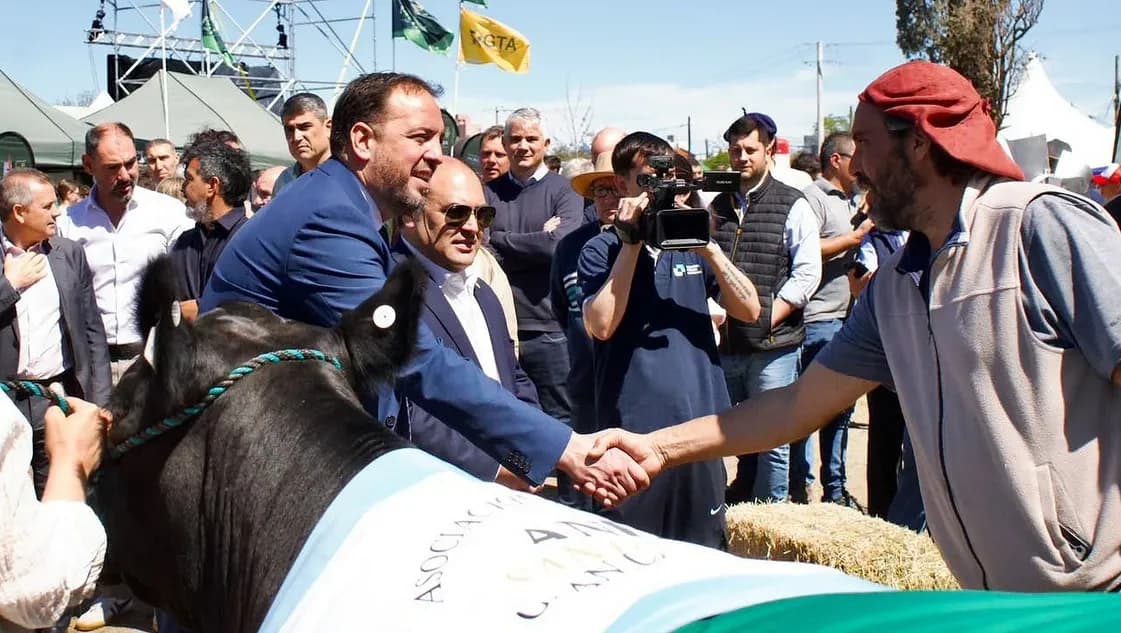Di Nápoli participó de la 100ª Expo Rural de Santa Rosa y valoró el aporte de los productores pampeanos